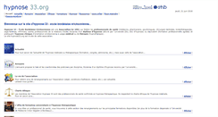 Desktop Screenshot of hypnose33.org
